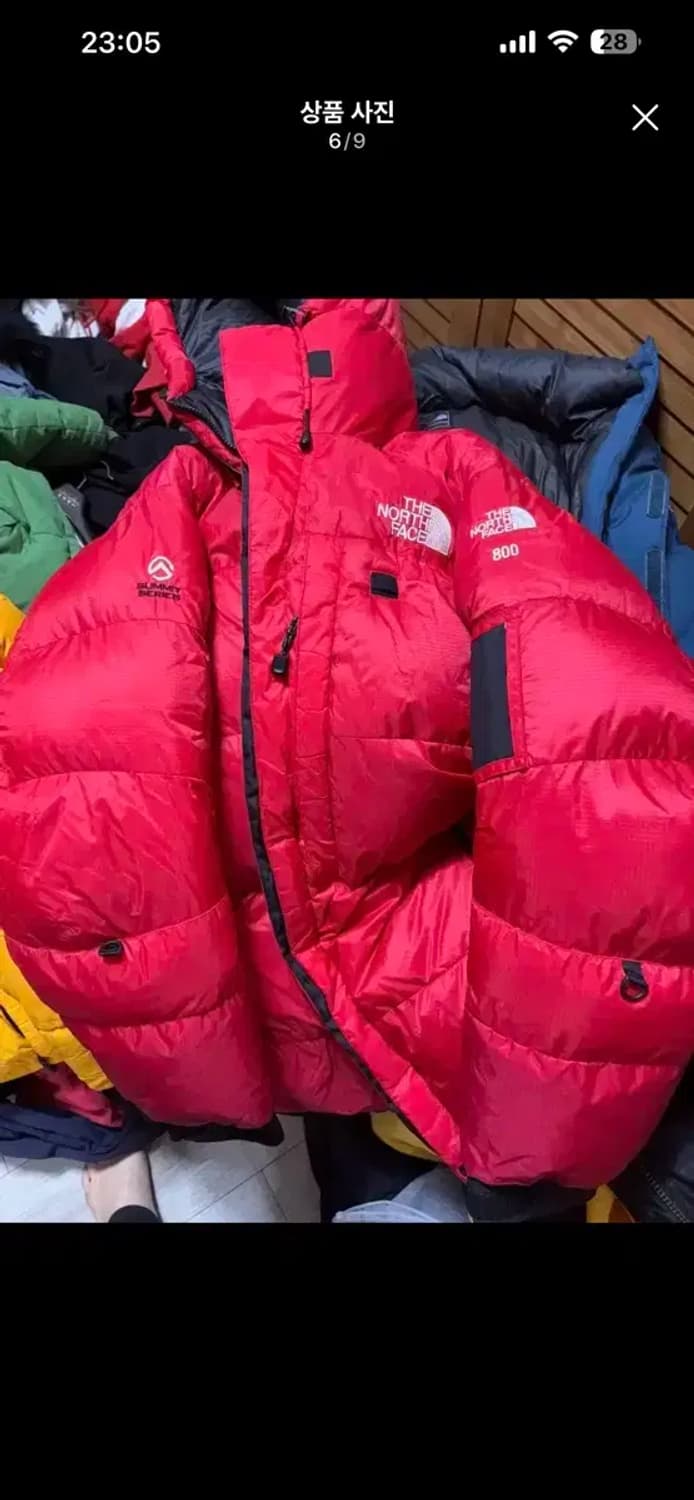 노스페이스 구발토로 빨/검 XXL 팝니다 상품이미지1