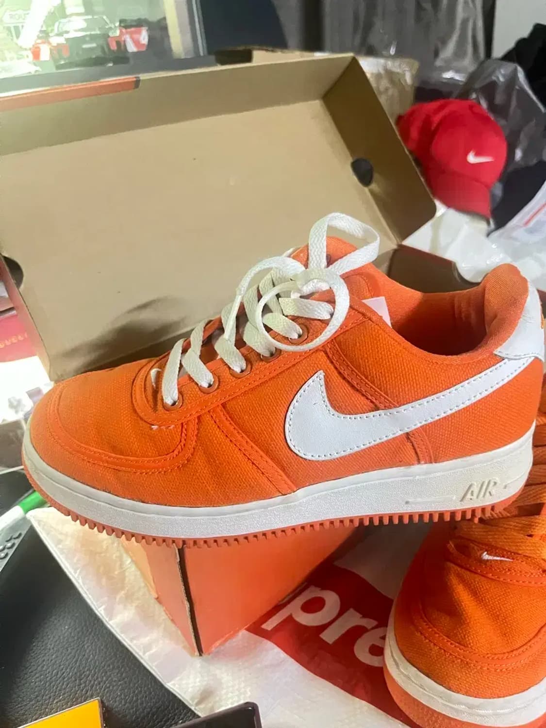 나이키 에어포스1 캔버스 오렌지 상품이미지2