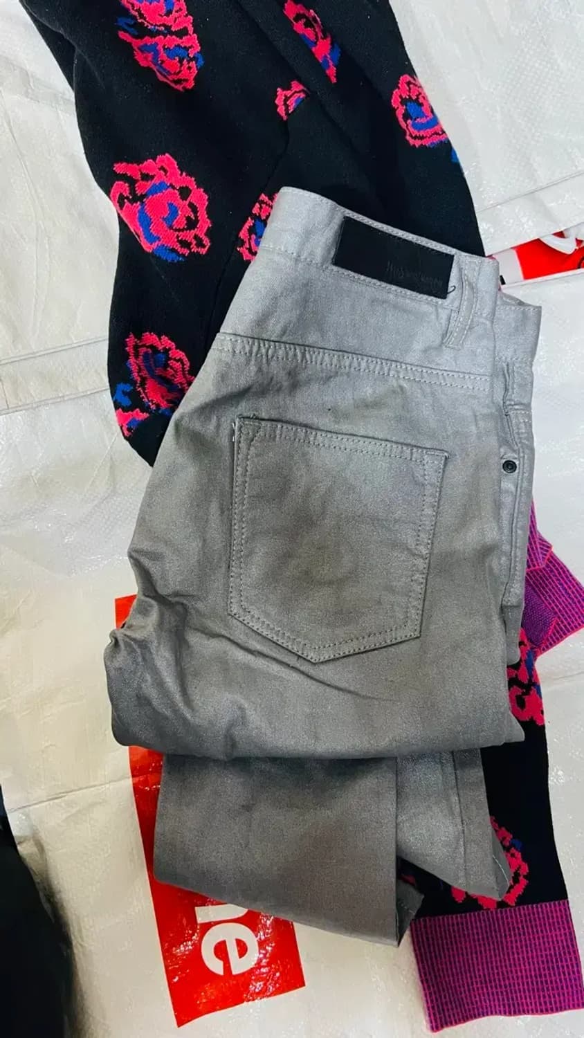 입생로랑  코팅진 스트레이트 핏 상품이미지10