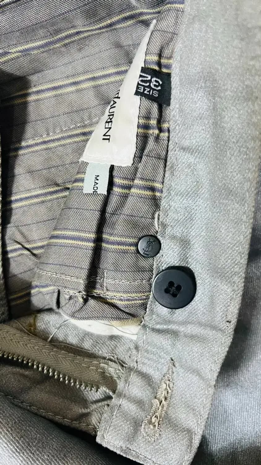 입생로랑  코팅진 스트레이트 핏 상품이미지9