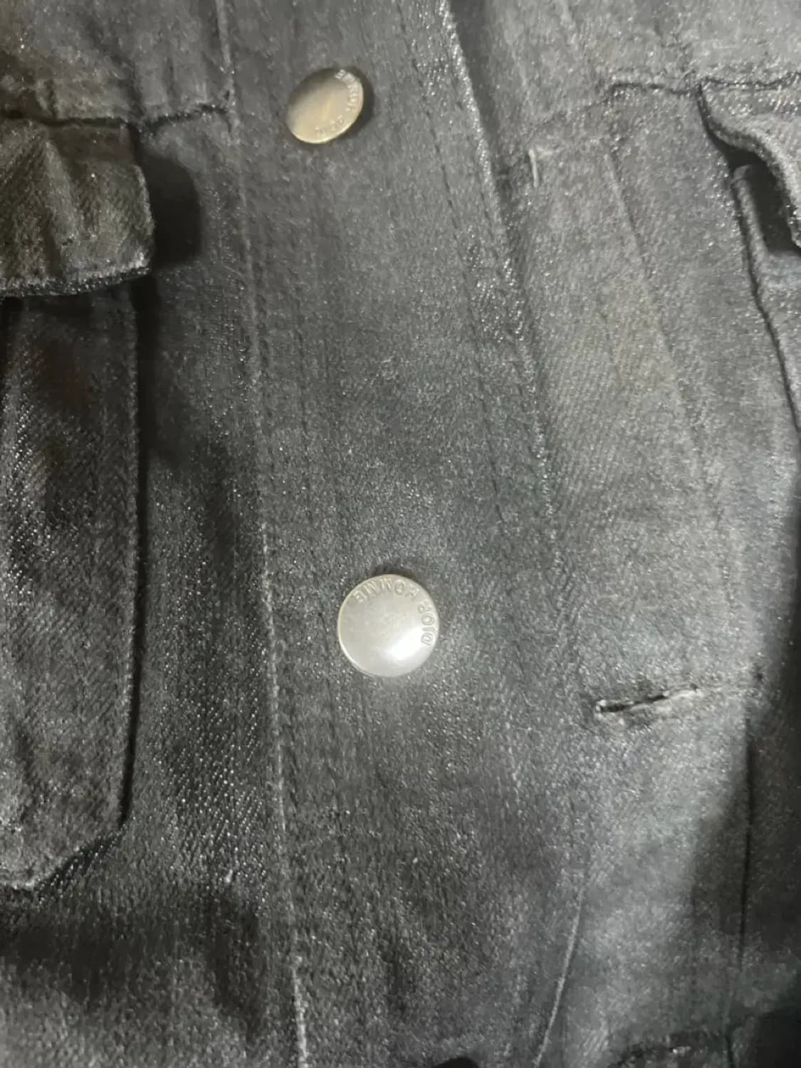 디올옴므 코팅블랙 데님 자켓 06년 상품이미지6