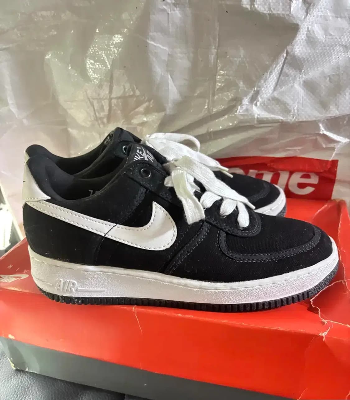 나이키 에어포스1 블랙/화이트 cvs 255 상품이미지1