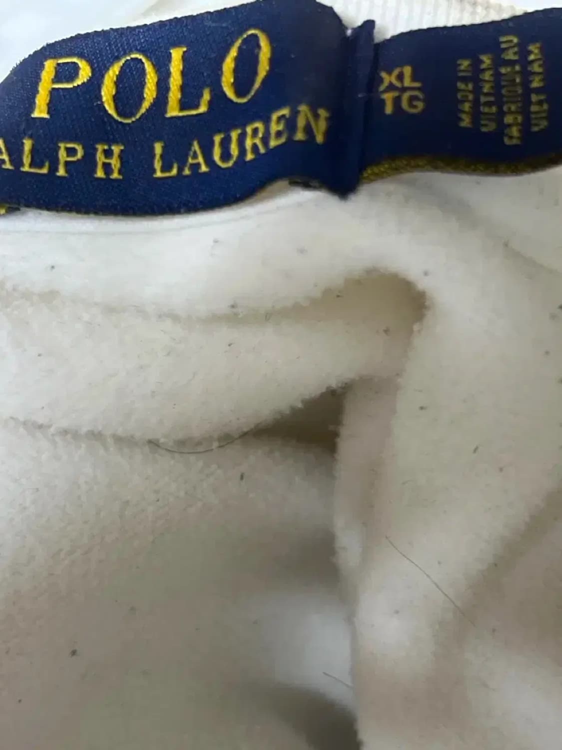 폴로 랄프로렌 화이트 맨투맨 xl 상품이미지5