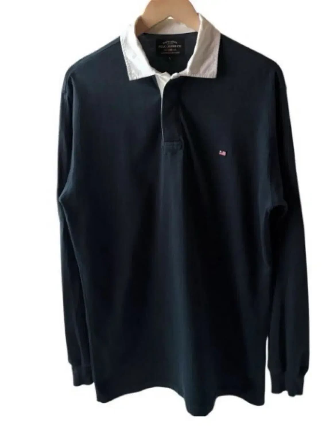 00년대 폴로 랄프로렌  폴로진스 럭비티 네이비 L 상품이미지3