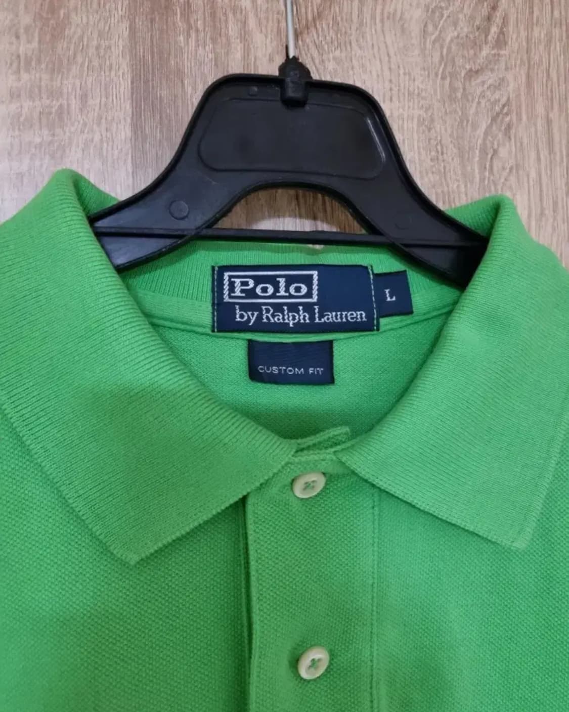 폴로 랄프로렌 긴팔 카라티 연두색 매장판L 상품이미지3