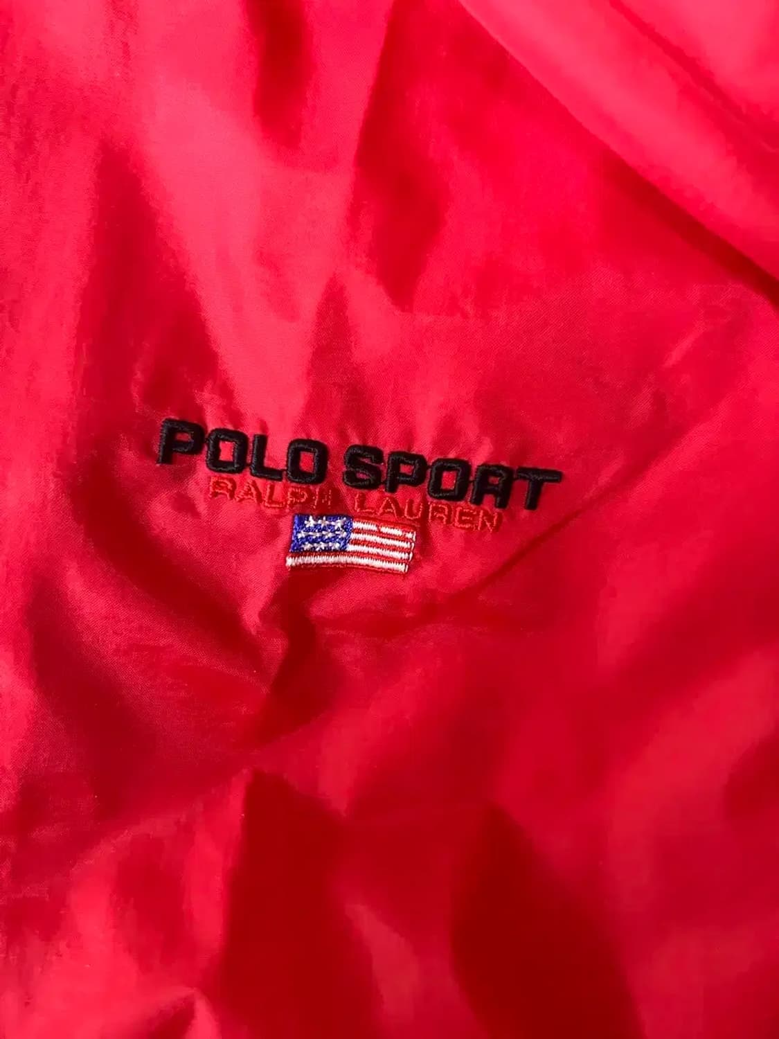 90s 폴로 스포츠 usa 성조기  바람막이 자켓 L 상품이미지6