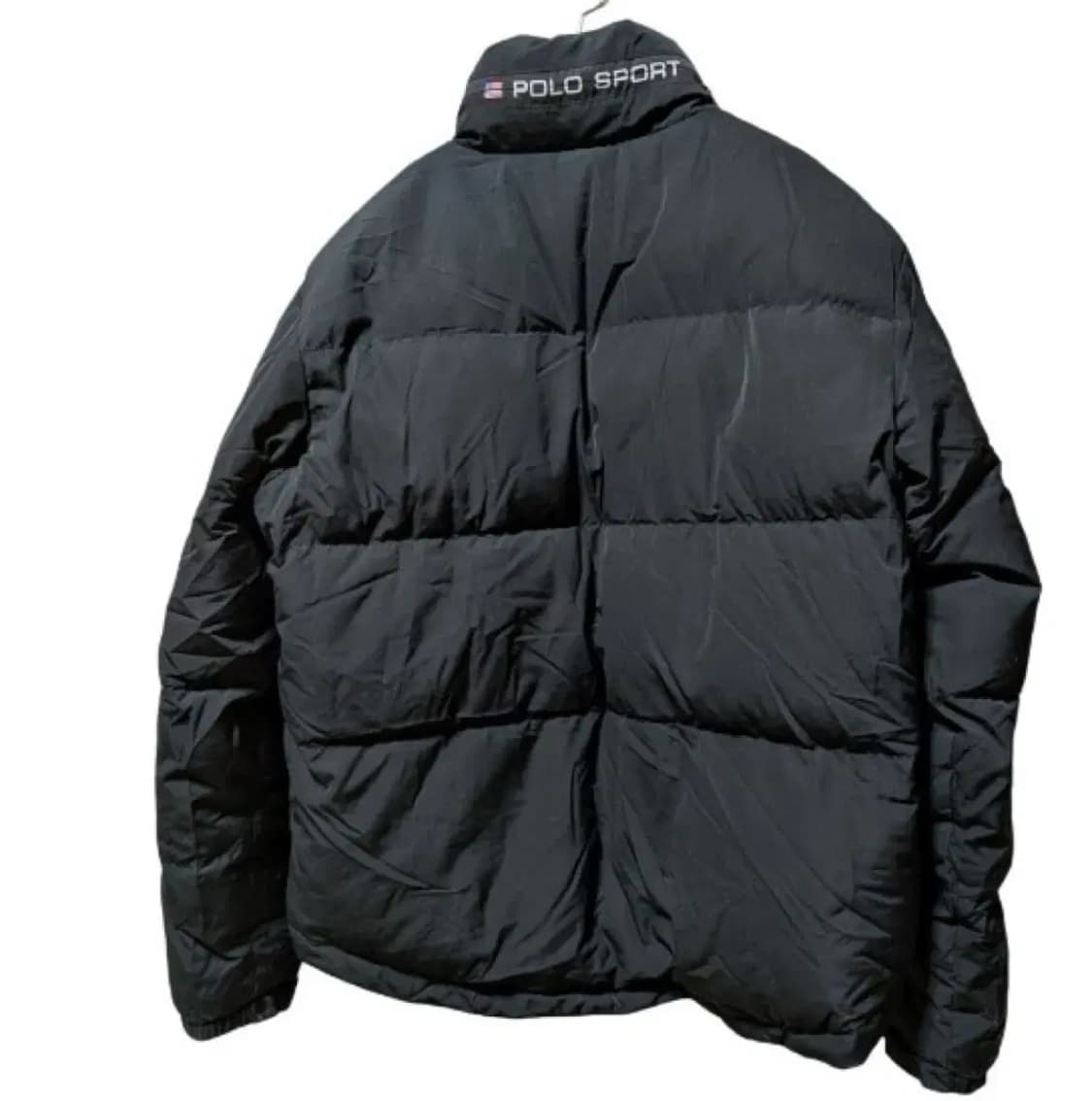 폴로 스포츠 블랙 성조기 usa 패딩 L 상품이미지7