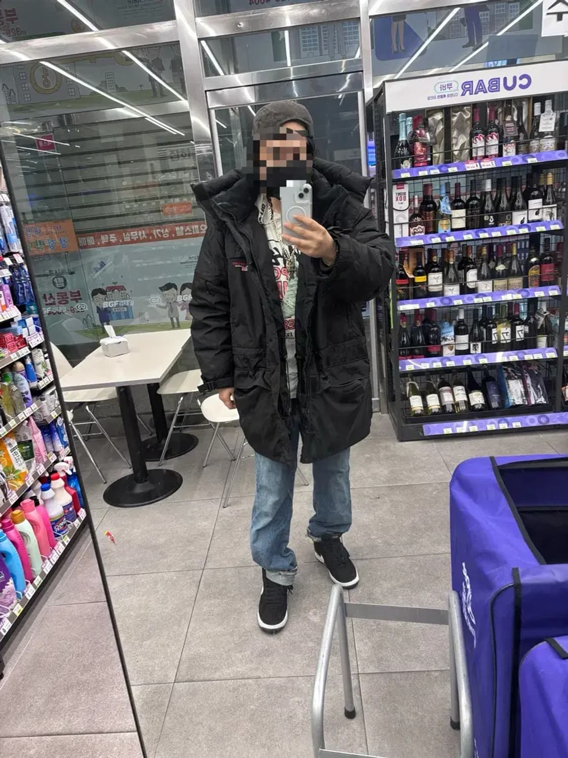 폴로스포츠 롱 패딩 xl 상품이미지1