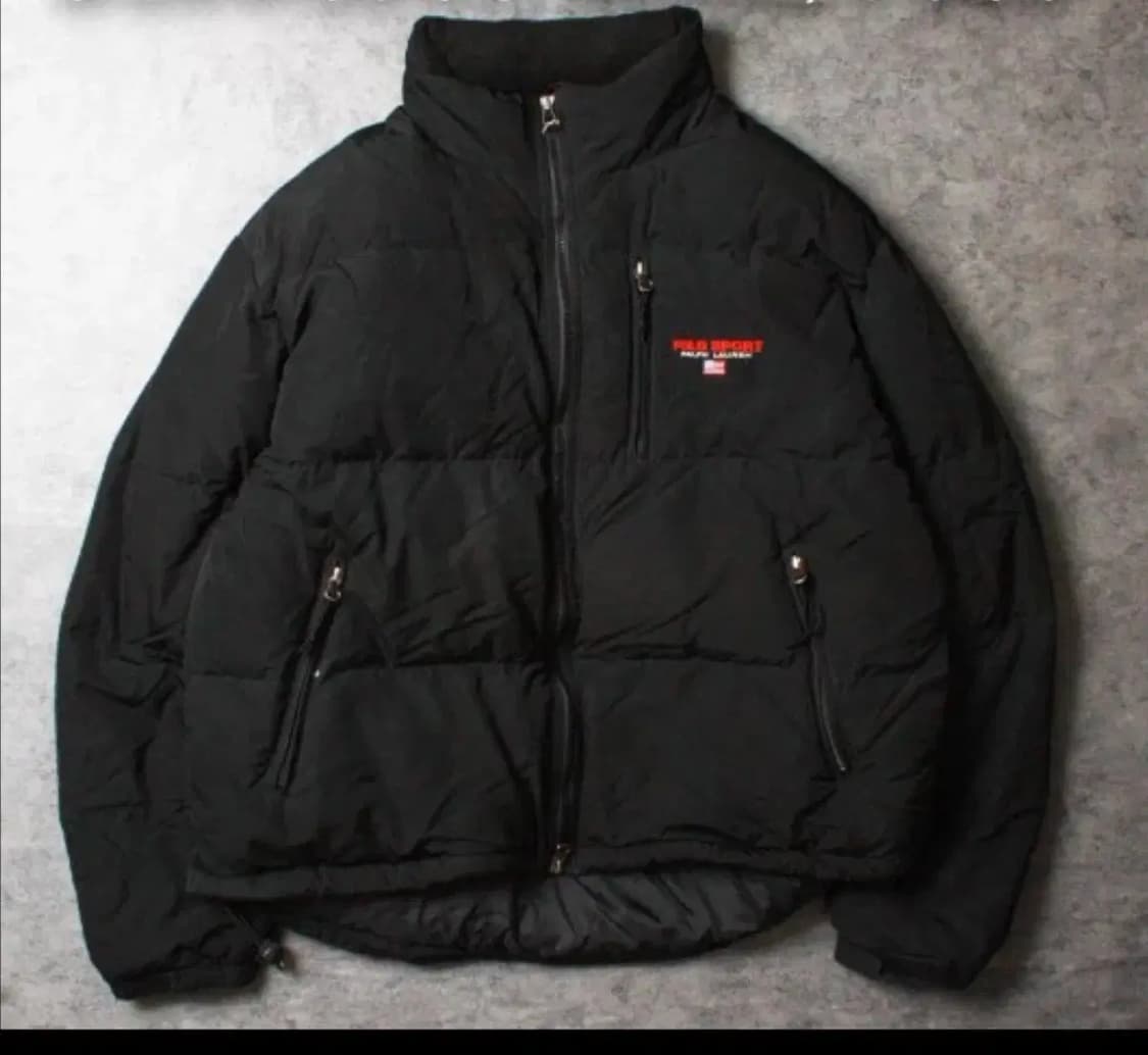 폴로스포츠 블랙 2웨이 숏 패딩 상품이미지1