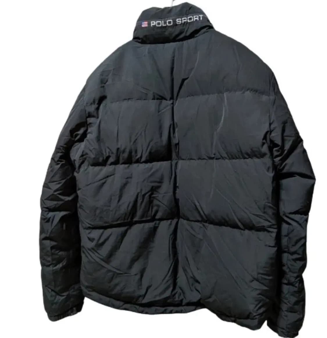 폴로스포츠 블랙 2웨이 숏 패딩 상품이미지2