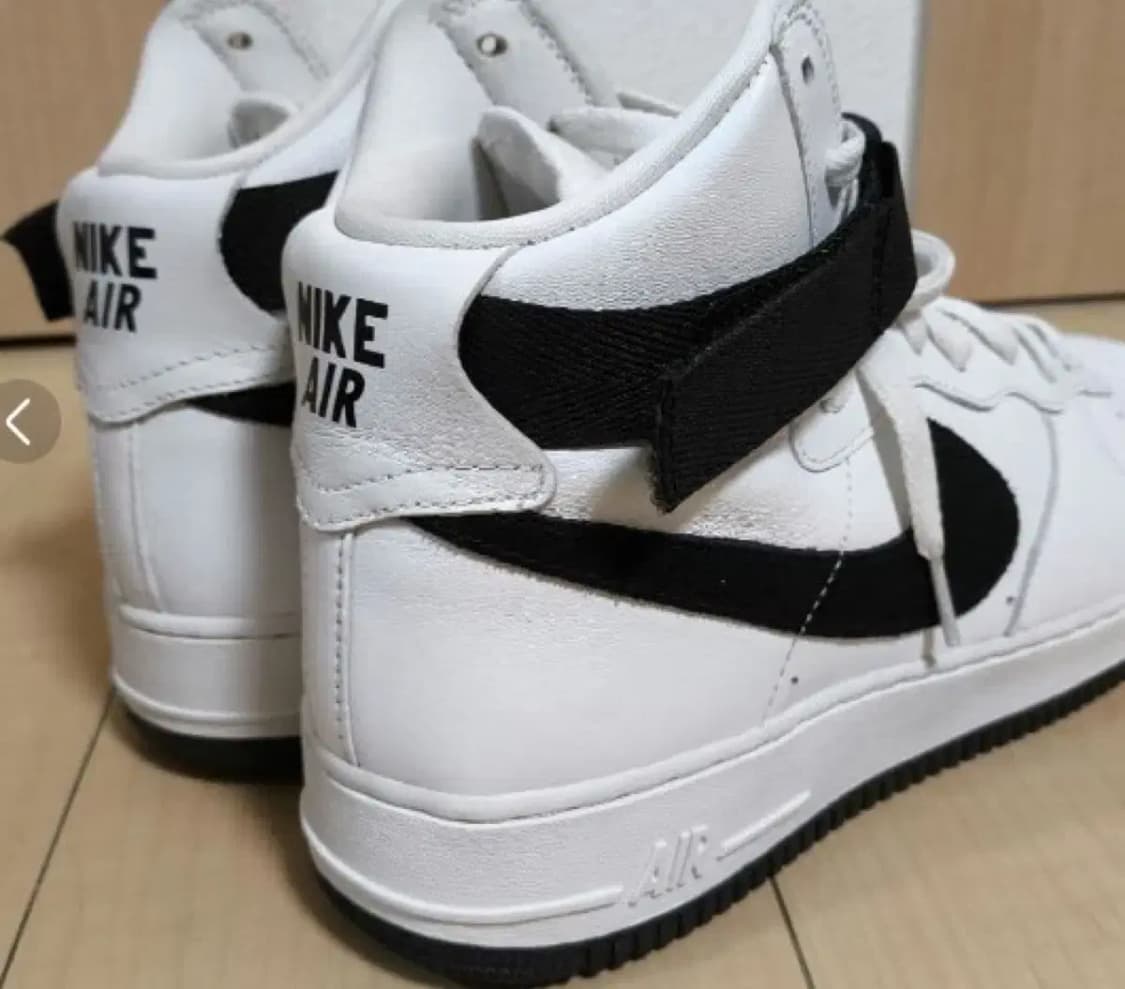 나이키 에어포스1 화이트 블랙 하이탑 qs 상품이미지2