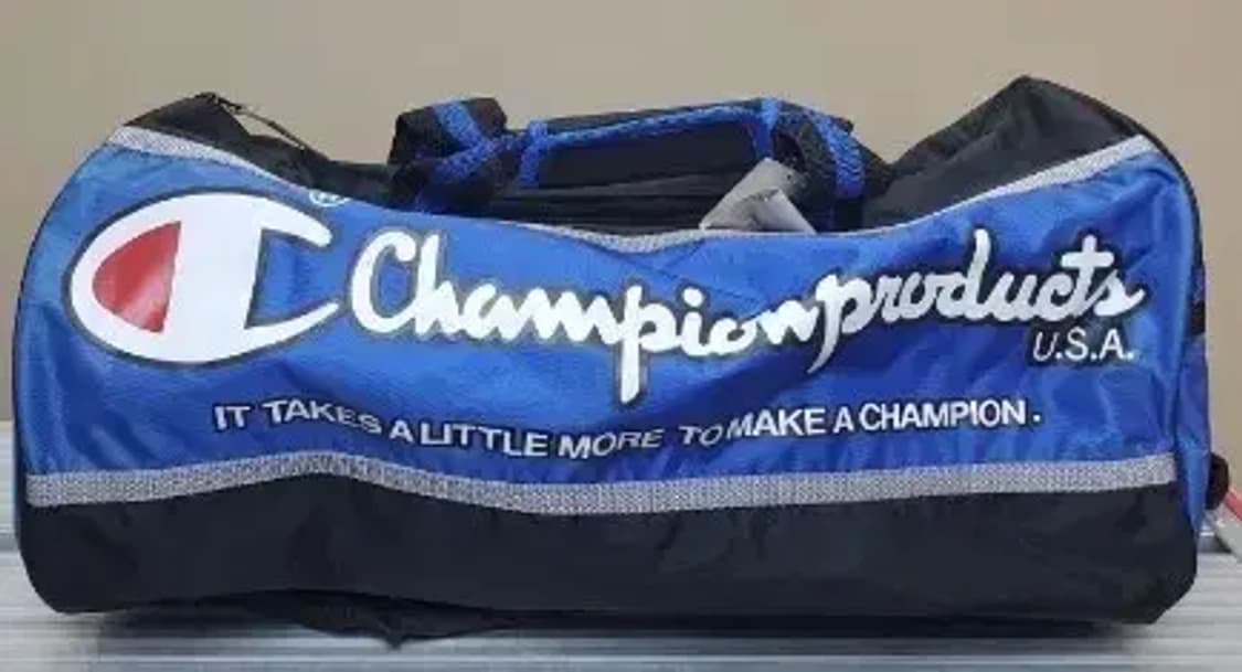 90s 챔피온  캔바스 더블백 데드스탁 상품이미지1