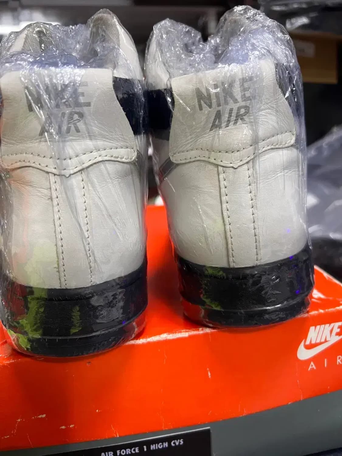 나이키 에어포스1 하이 검/은 완창 새상품 상품이미지5