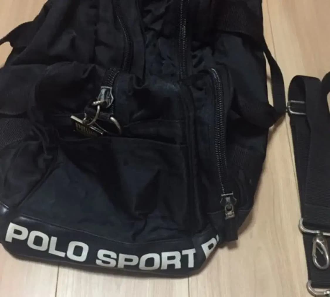 폴로 스포츠 블랙 더플백 상품이미지2