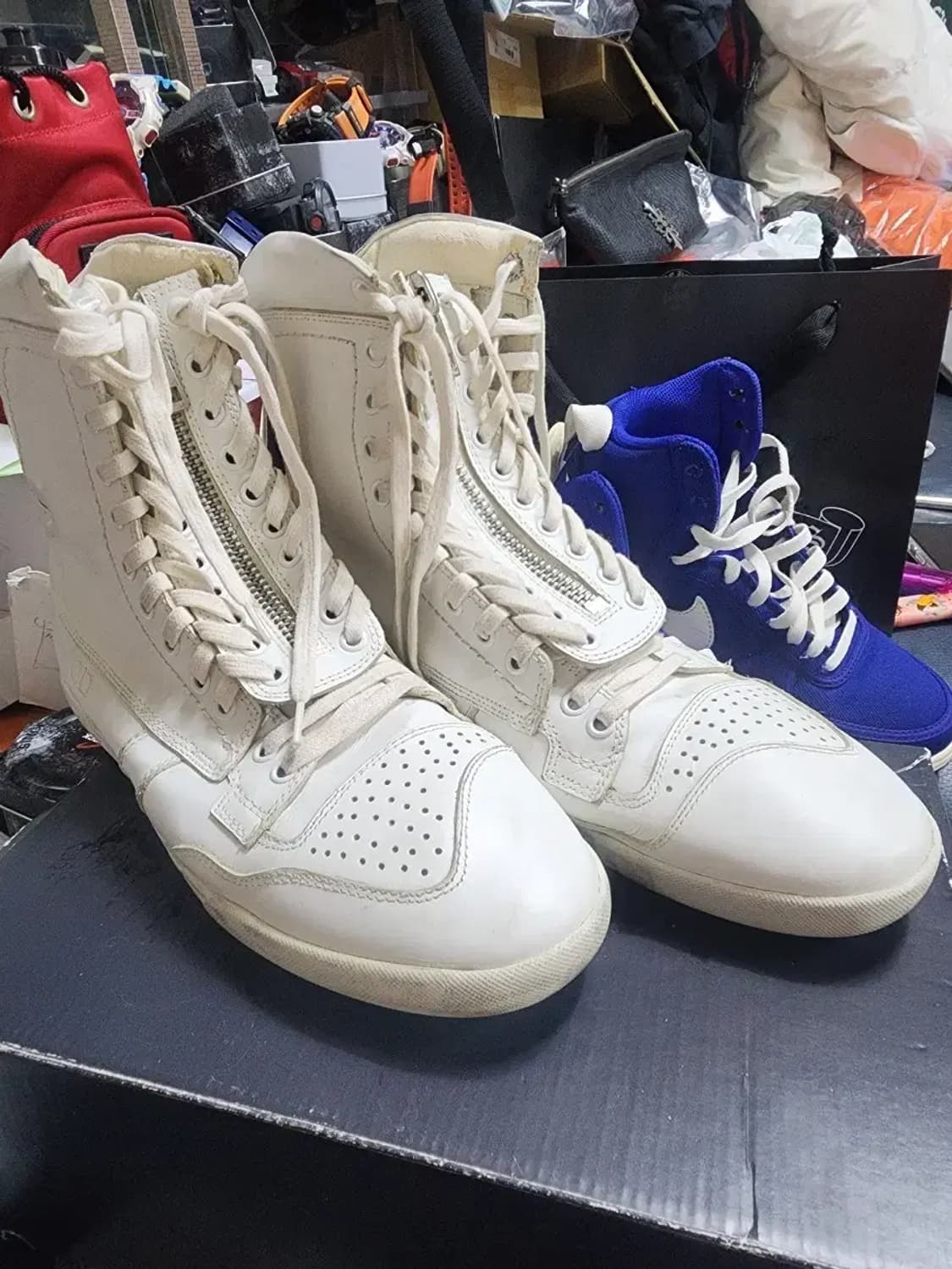 디올옴므 03 지퍼  하이탑 41,41.5 상품이미지1