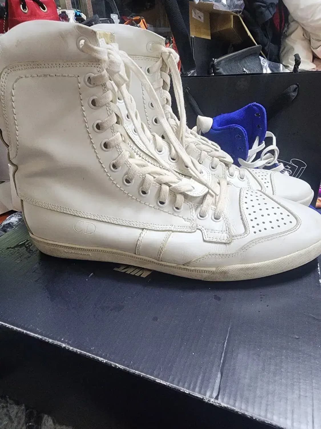 디올옴므 03 지퍼  하이탑 41,41.5 상품이미지2