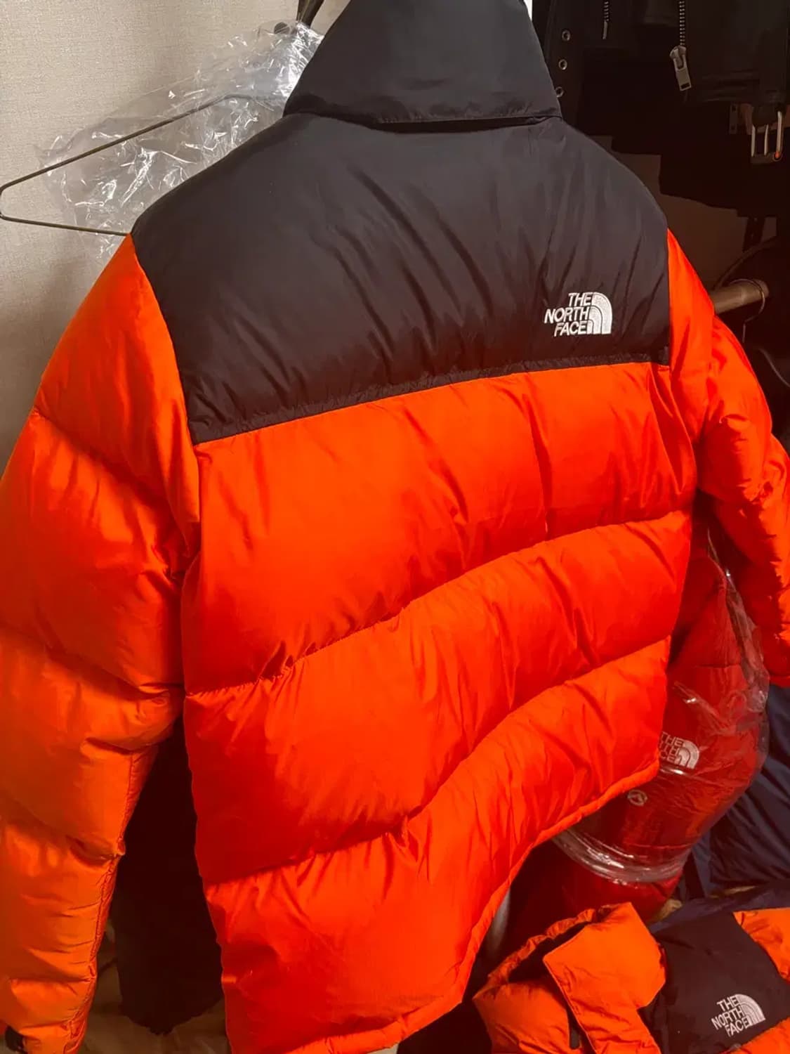 노스페이스 오렌지 눕시 패딩 xxl 상품이미지10