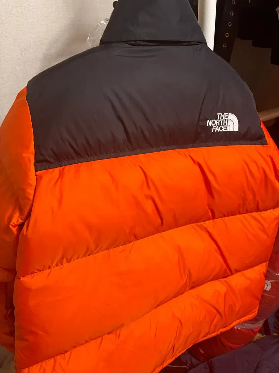 노스페이스 오렌지 눕시 패딩 xxl 상품이미지4