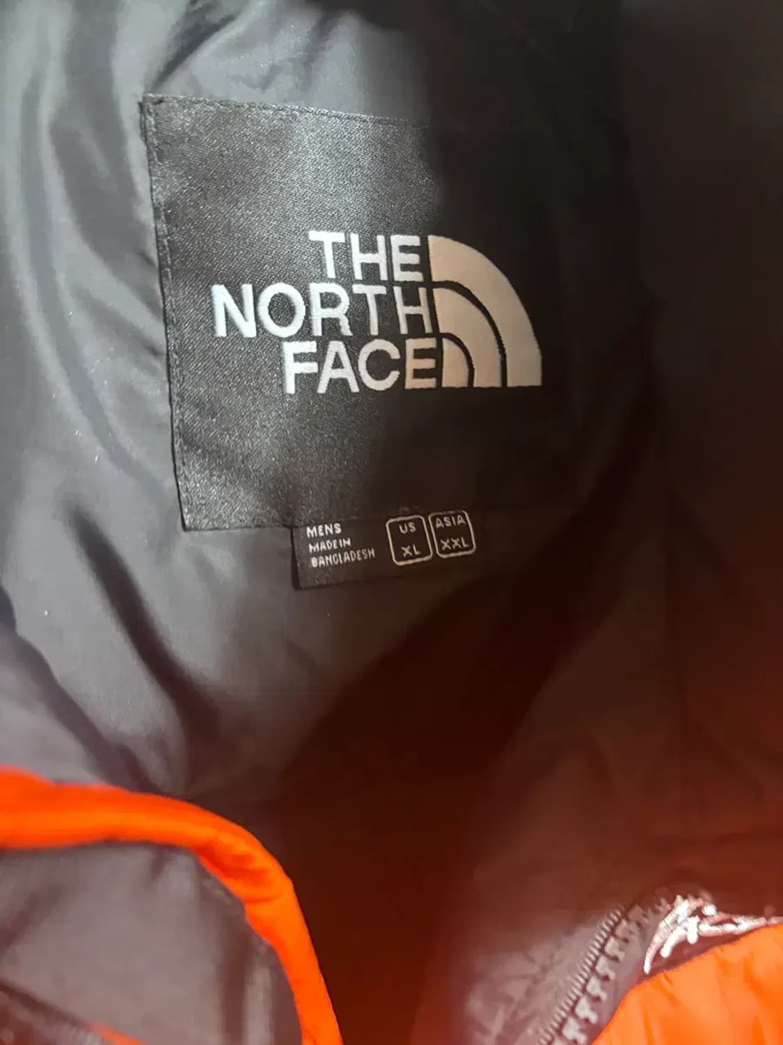 노스페이스 오렌지 눕시 패딩 xxl 상품이미지9