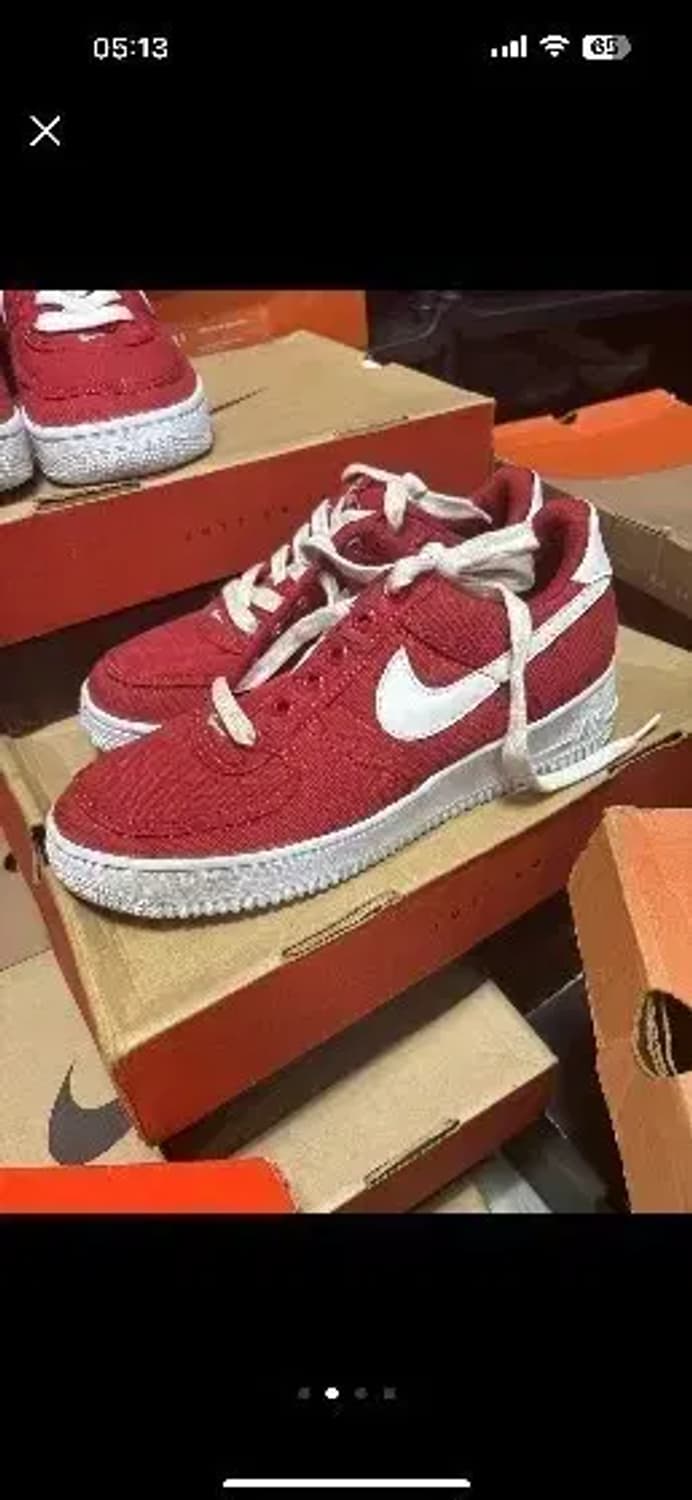 나이키 에어포스1 로우 레드 cvs 상품이미지1