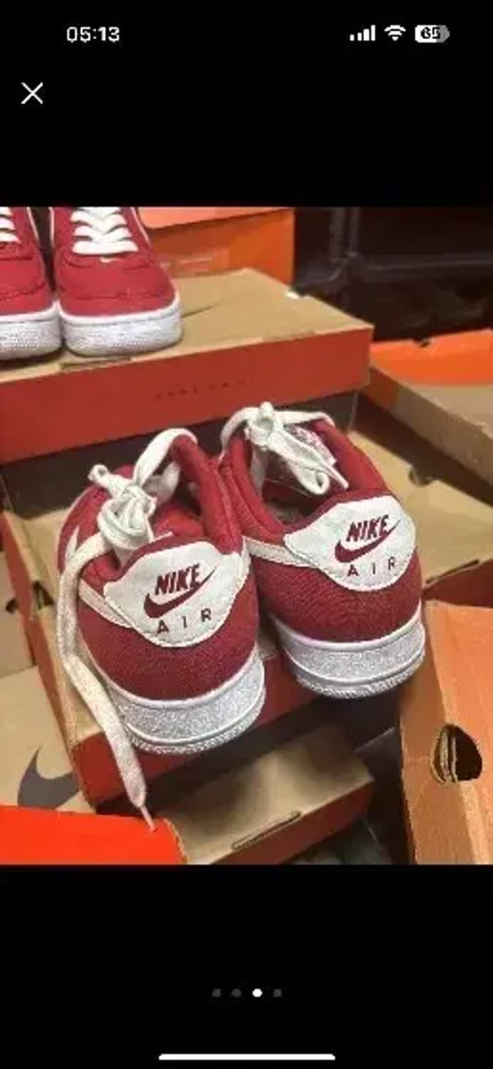 나이키 에어포스1 로우 레드 cvs 상품이미지3