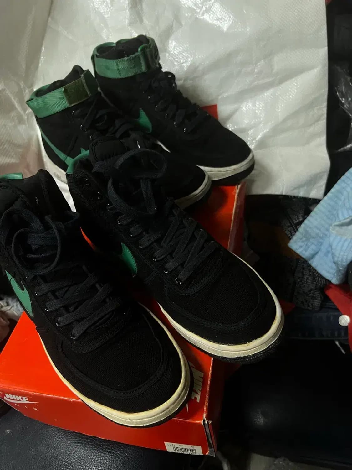 나이키 에어포스1 하이 cvs 검/초 275 상품이미지4