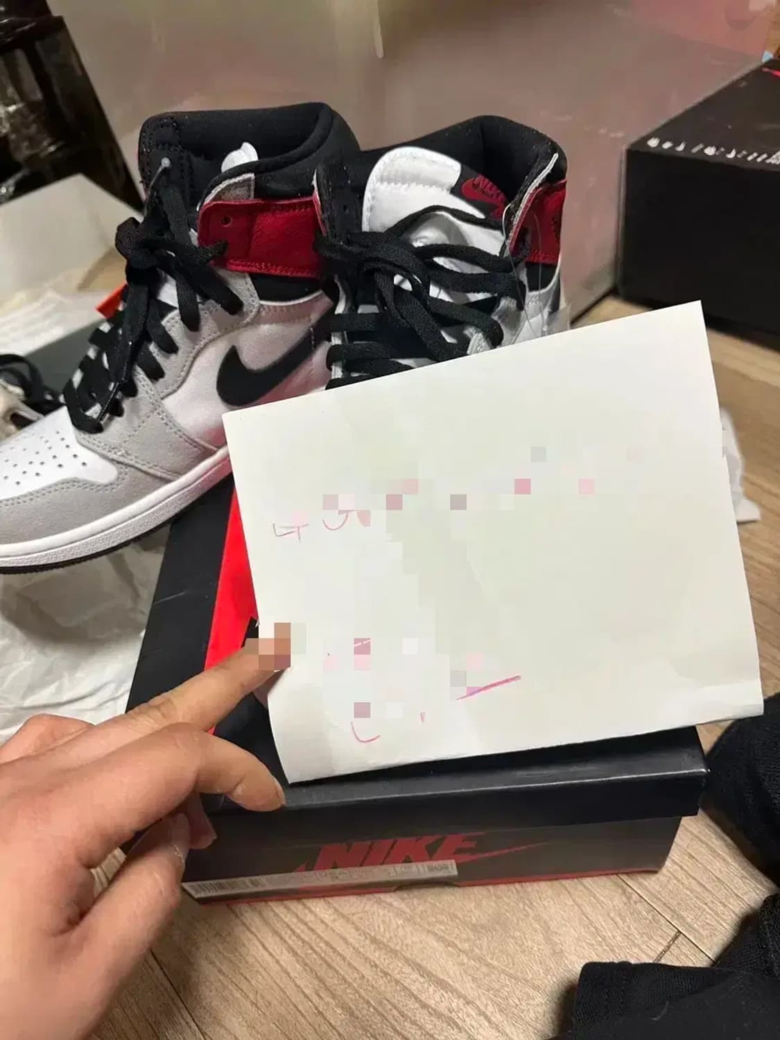 나이키 에어조던1  og 스모크그레이 상품이미지5