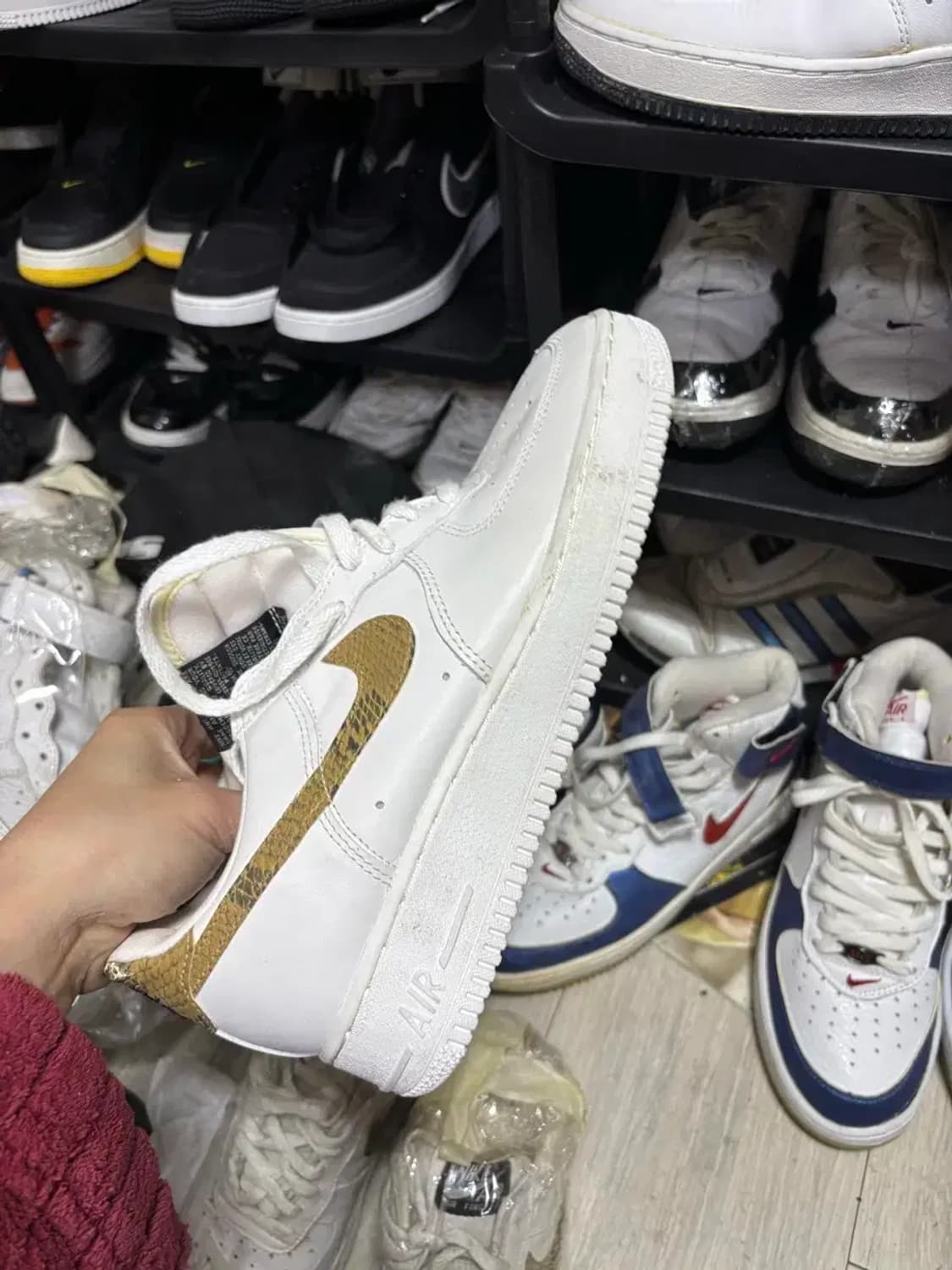NIKE 나이키 에어 포스 96 황뱀피 og 커플 상품이미지1