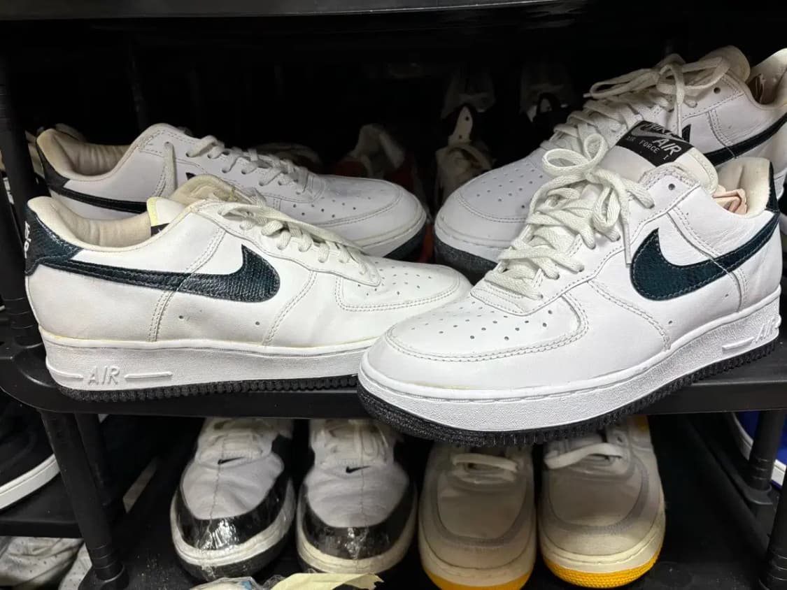 나이키 에어포스1 로우 남뱀피 상품이미지8