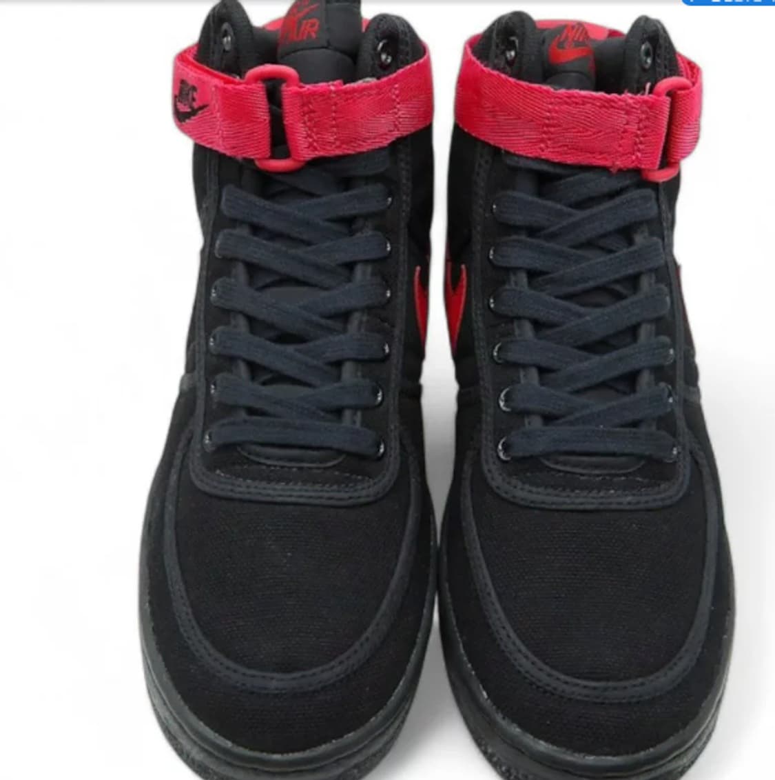 나이키 에어포스 1 HI CANVAS 95 OG BLACK/RED 상품이미지3