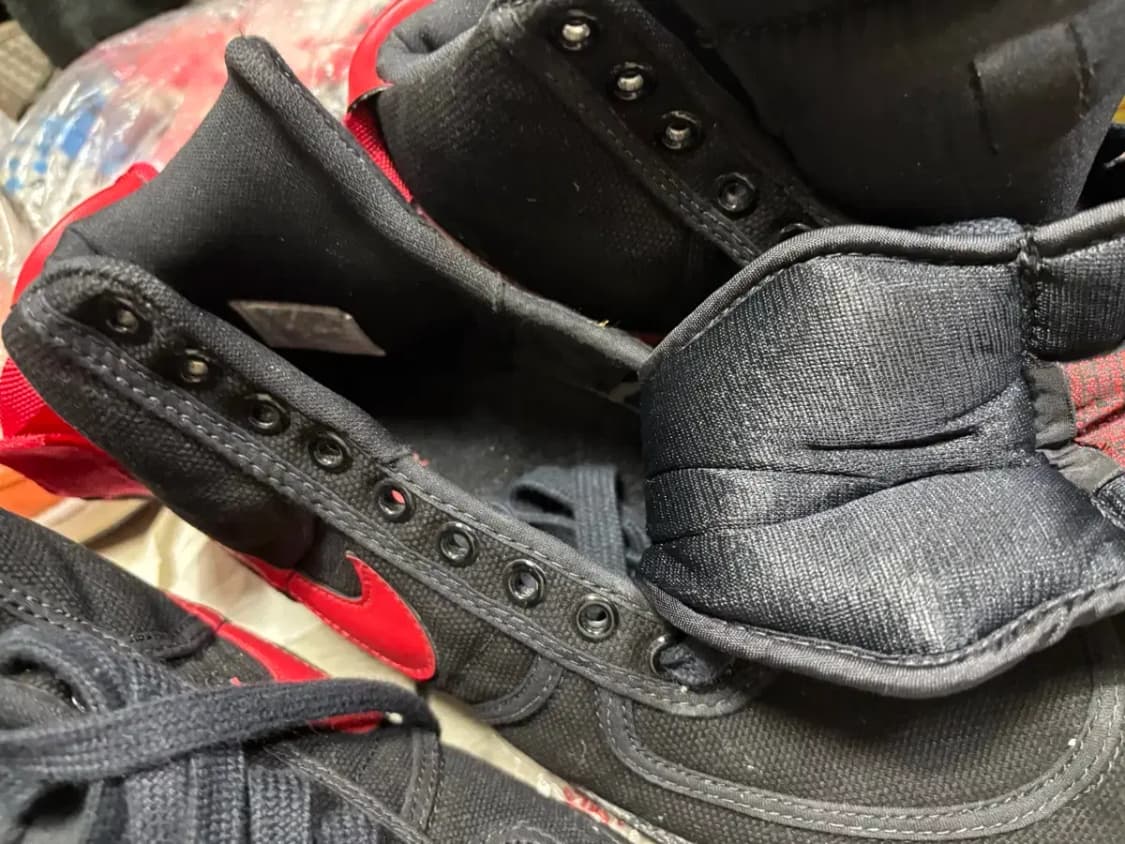 Nike 에어 포스 하이 cvs 94' 검빨 새제품 상품이미지2