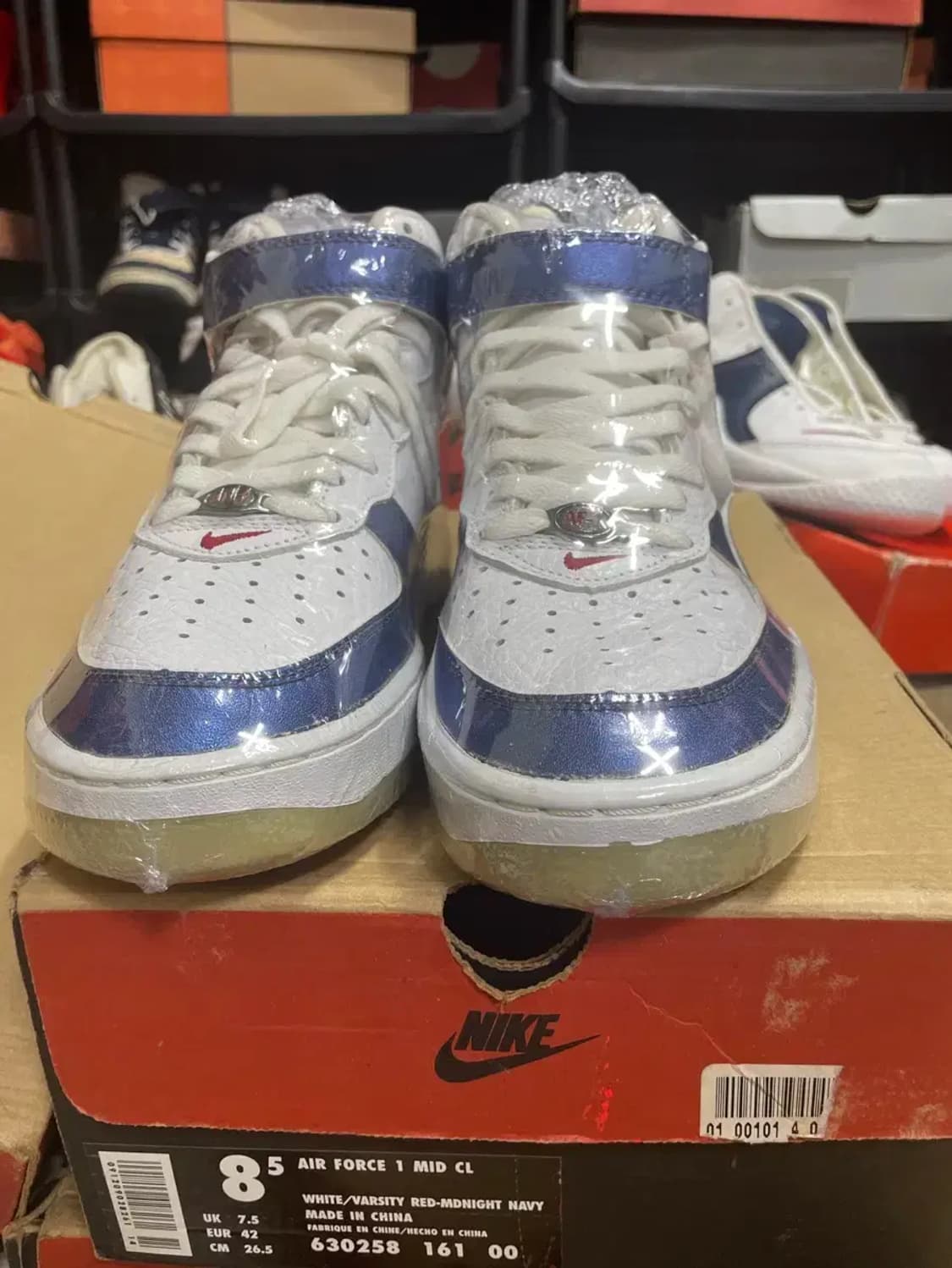 (NIKE) 나이키 에어 포스 1 미드 CL 인디1 신품 상품이미지2