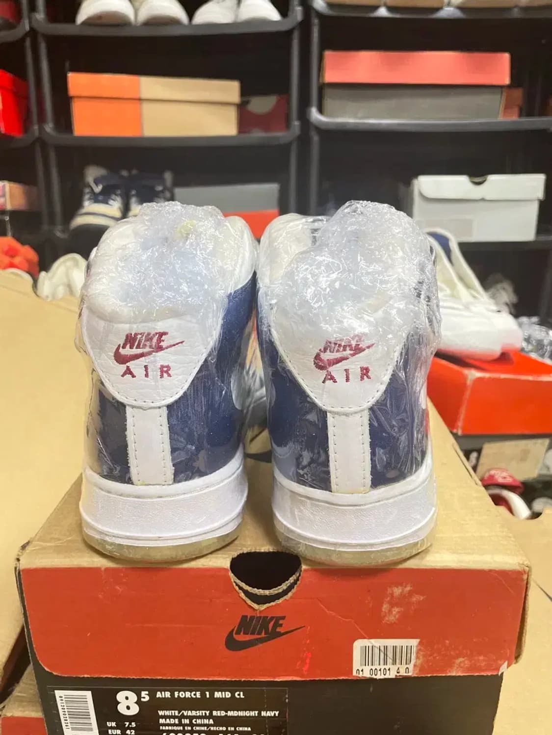 (NIKE) 나이키 에어 포스 1 미드 CL 인디1 신품 상품이미지5