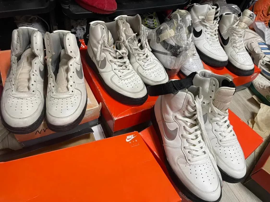 1991 나이키 에어포스 1 sc 하이 검은 완창  원판팝니다 상품이미지1