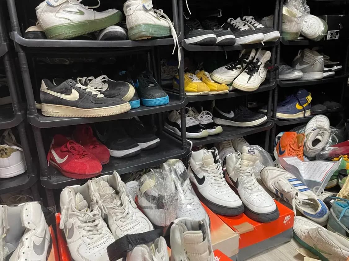 1991 나이키 에어포스 1 sc 하이 검은 완창  원판팝니다 상품이미지5