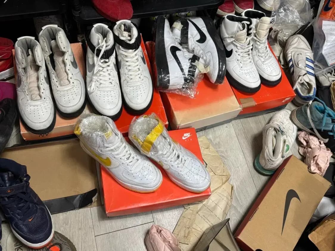 1991 나이키 에어포스 1 sc 하이 검은 완창  원판팝니다 상품이미지9