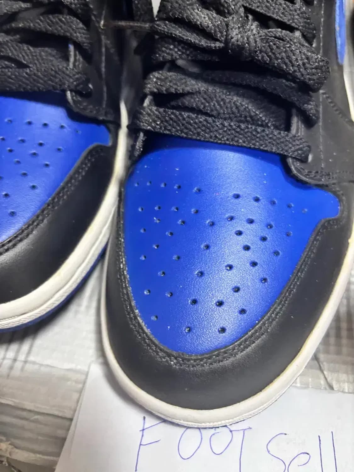 나이 에어 조던 1  2001 로얄블루 신품 상품이미지2