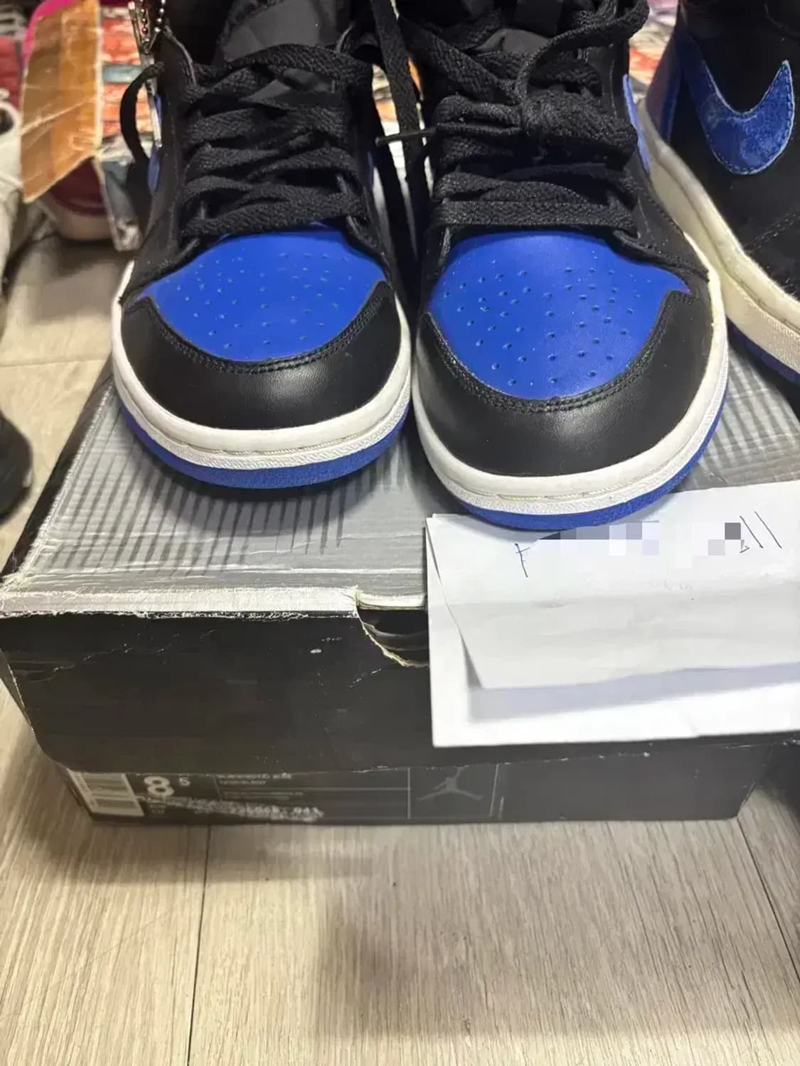 나이 에어 조던 1  2001 로얄블루 신품 상품이미지5