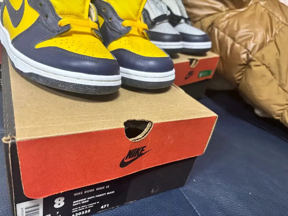 나이키 덩크 하이 남노 미시간 260 신품 상품이미지4