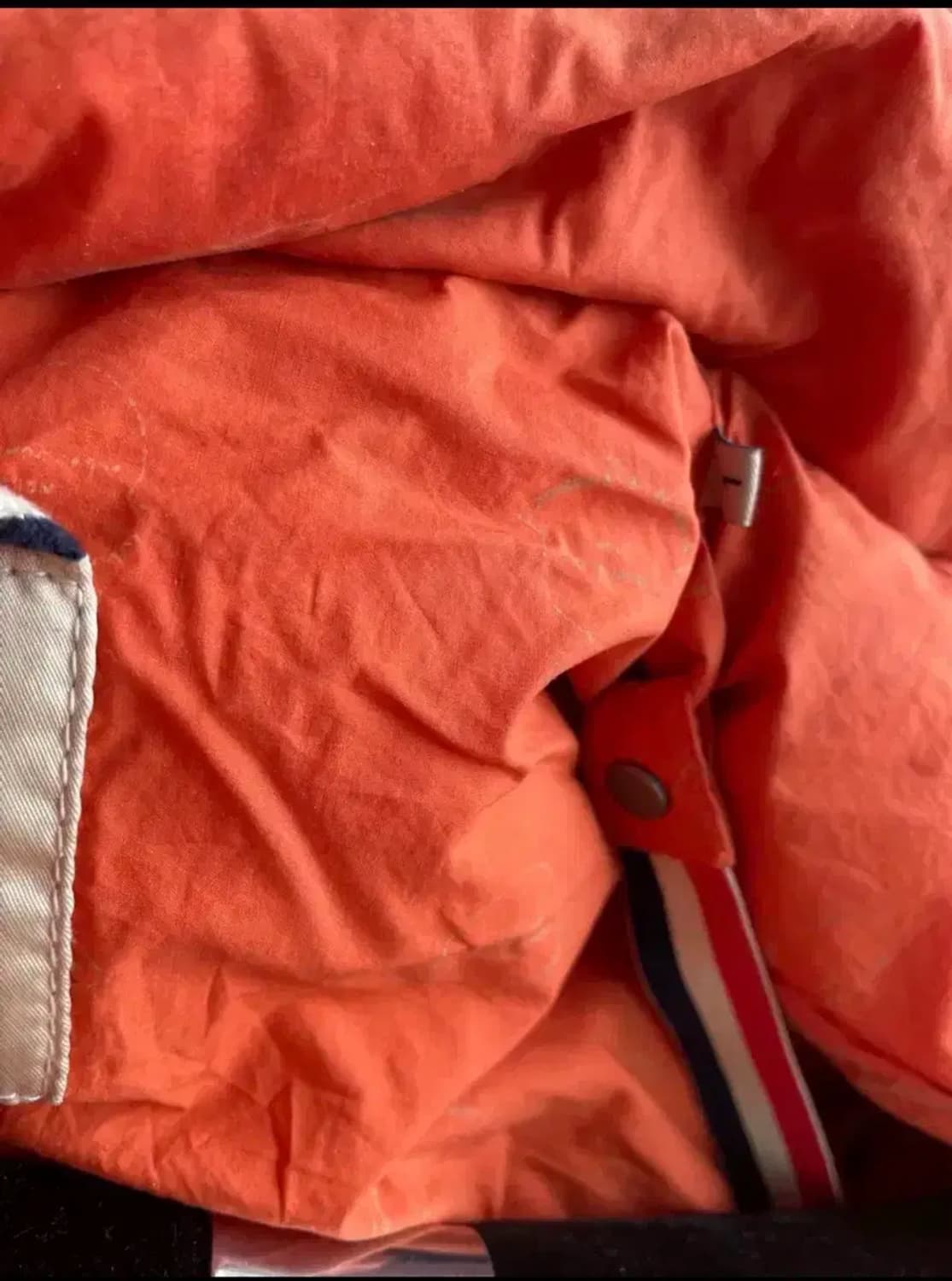 몽클레어 비즈빔 패딩 베스트  오렌지 상품이미지5