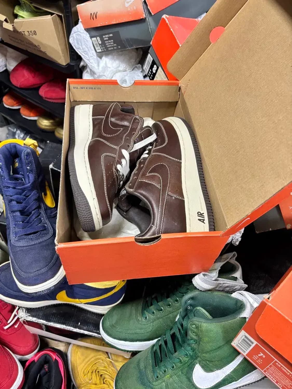 나이키 에어 포스 1 sc 로우 HTM 브라운 상품이미지2