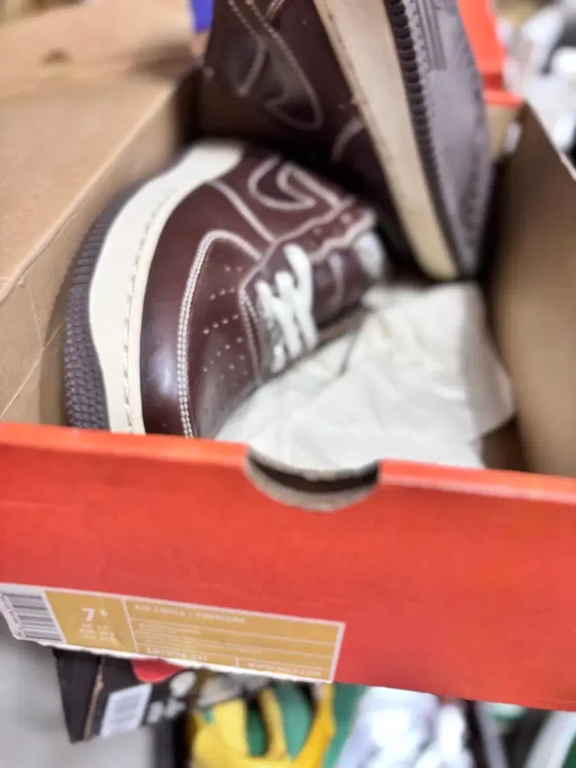 나이키 에어 포스 1 sc 로우 HTM 브라운 상품이미지4