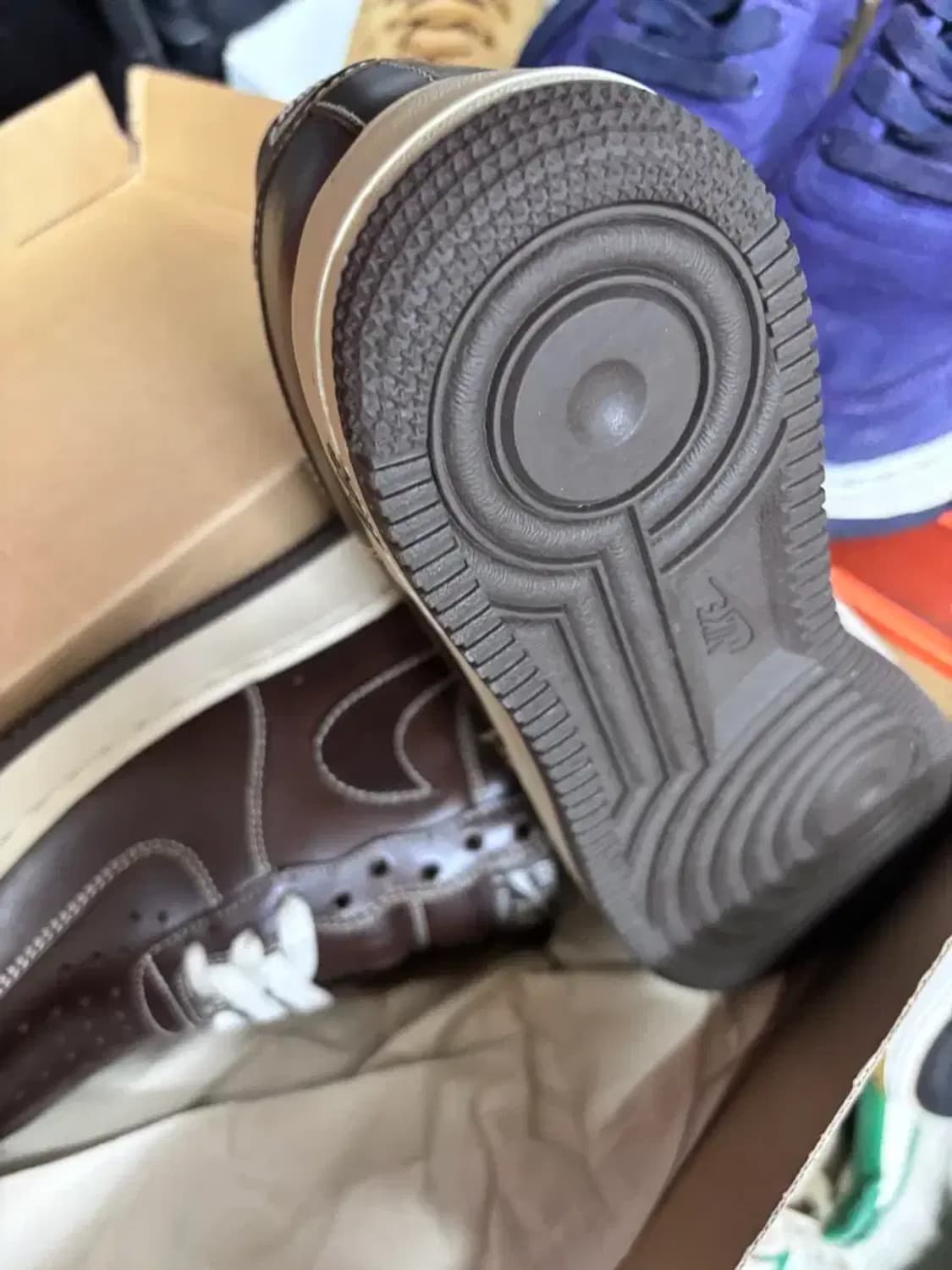 나이키 에어 포스 1 sc 로우 HTM 브라운 상품이미지5