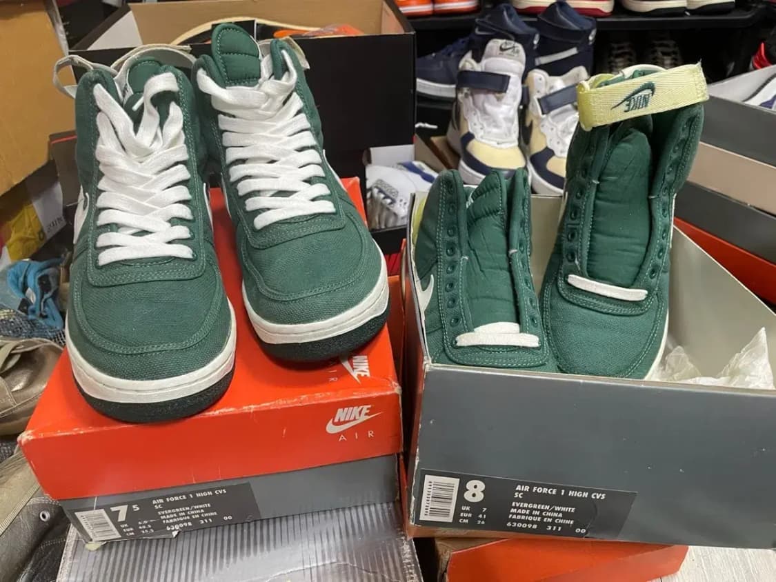 [260] Nike Air Force 1 CVS Hi evergreen 상품이미지6