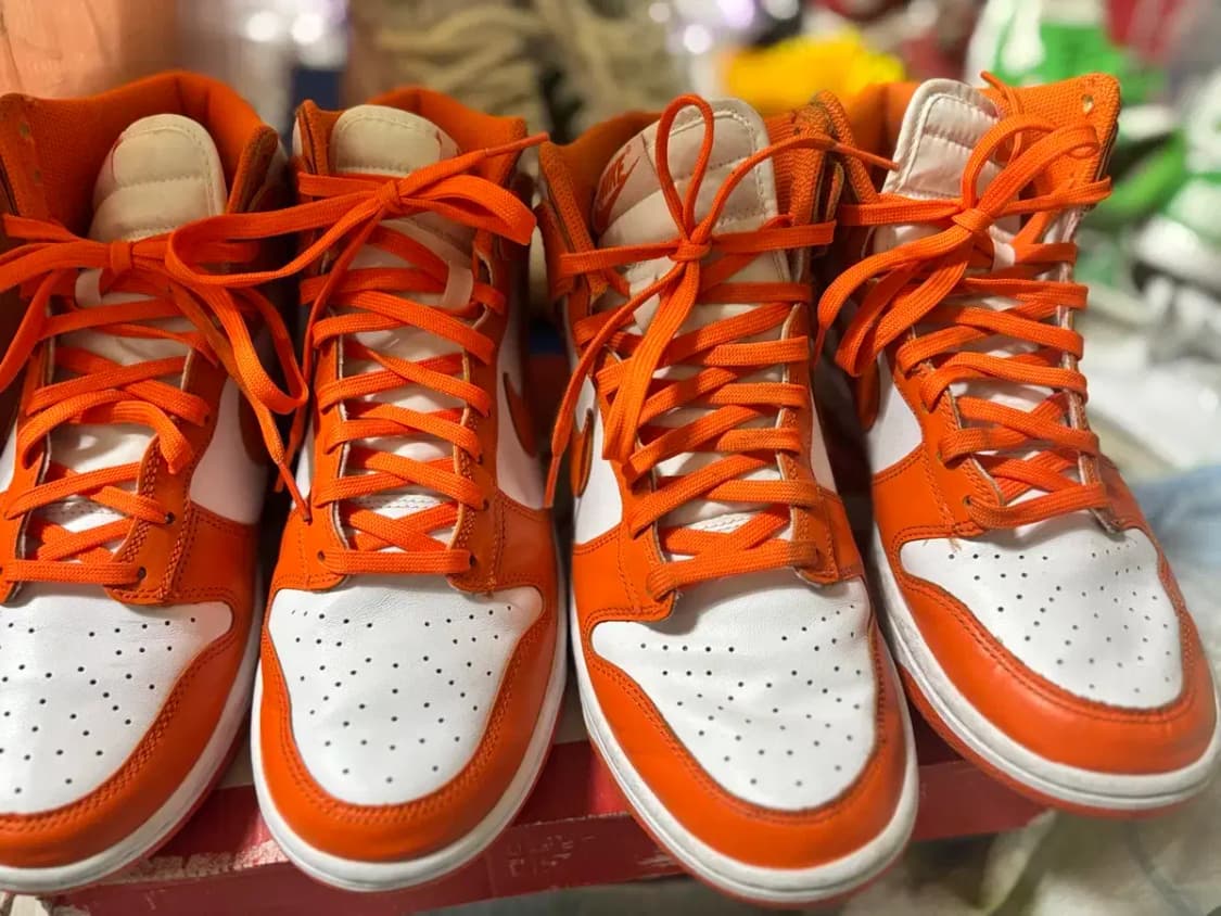 나이키 덩크 하이 오렌지 시라큐스 265 상품이미지1