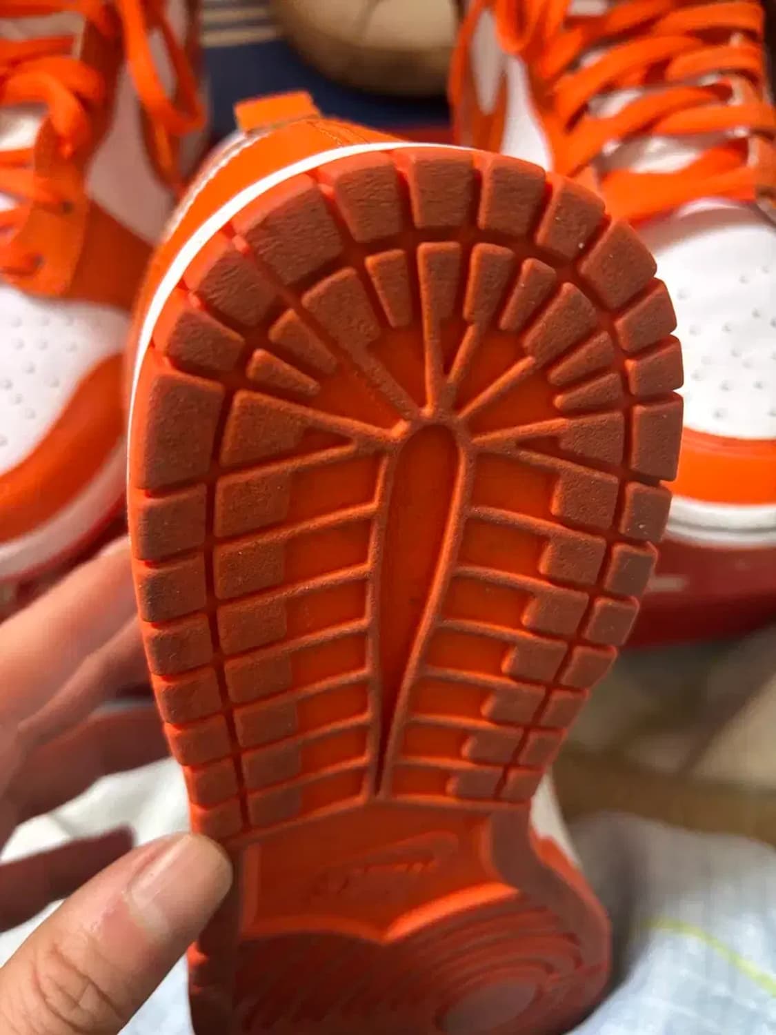 나이키 덩크 하이 오렌지 시라큐스 265 상품이미지3