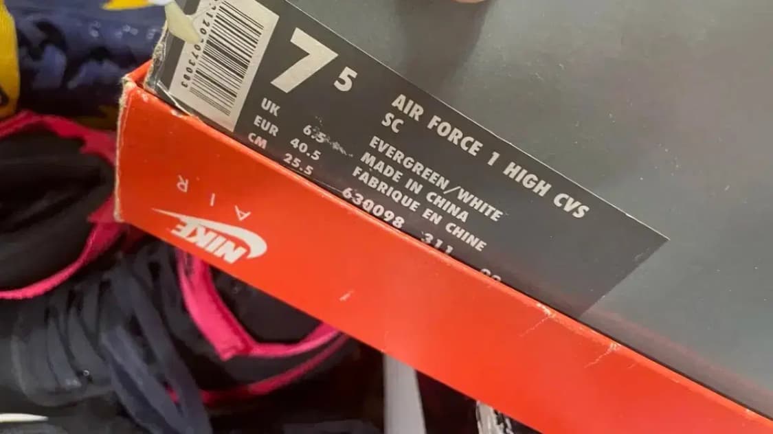 나이키 에어포스1cvs 녹흰 팝니다 상품이미지5
