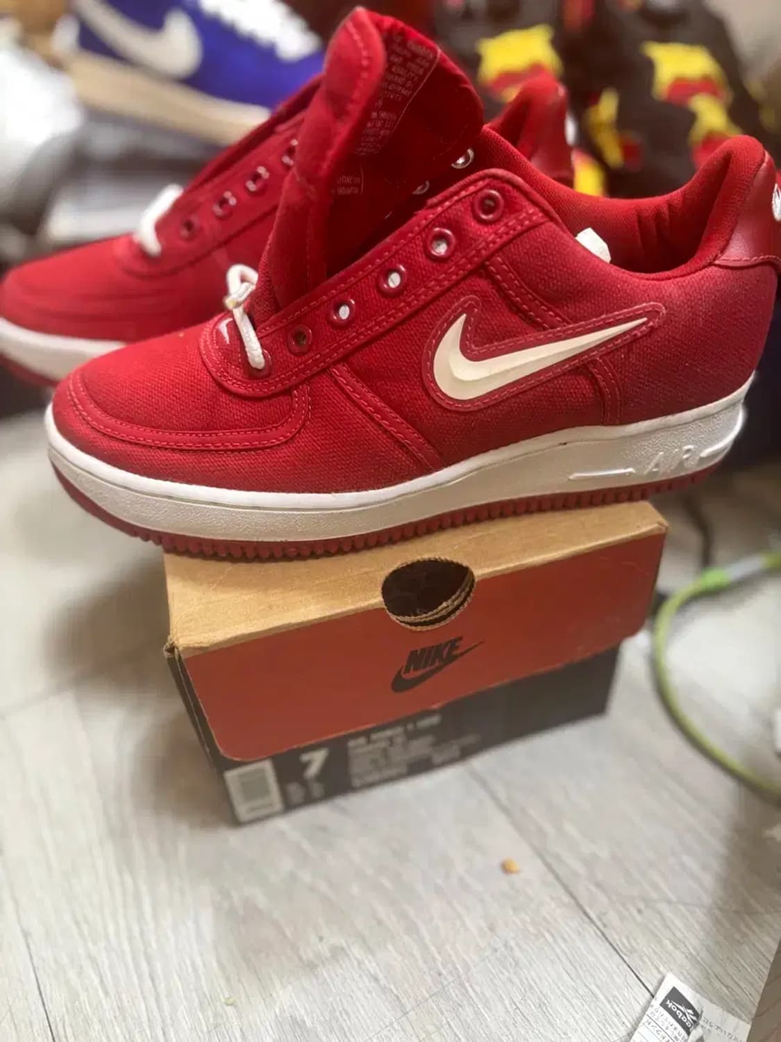 나이키 에어포스1cvs 98년 빨흰 상품이미지1