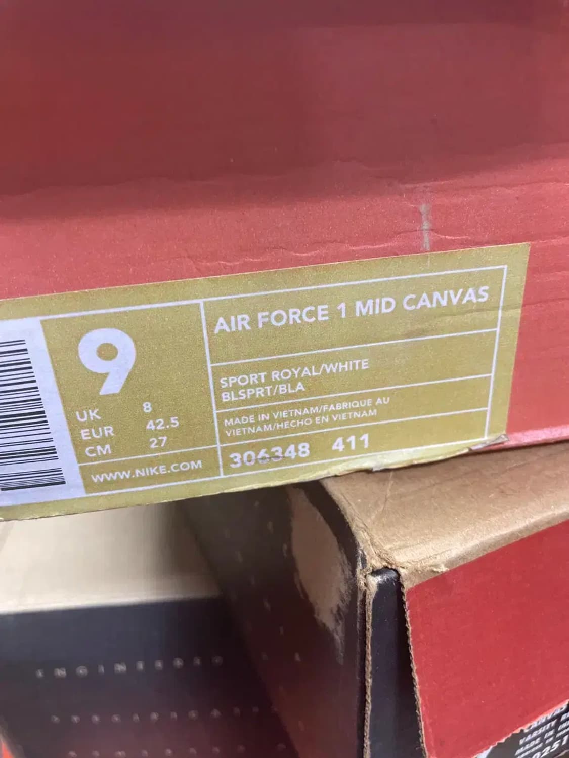 나이키 에어포스1  미드 cvs 상품이미지6