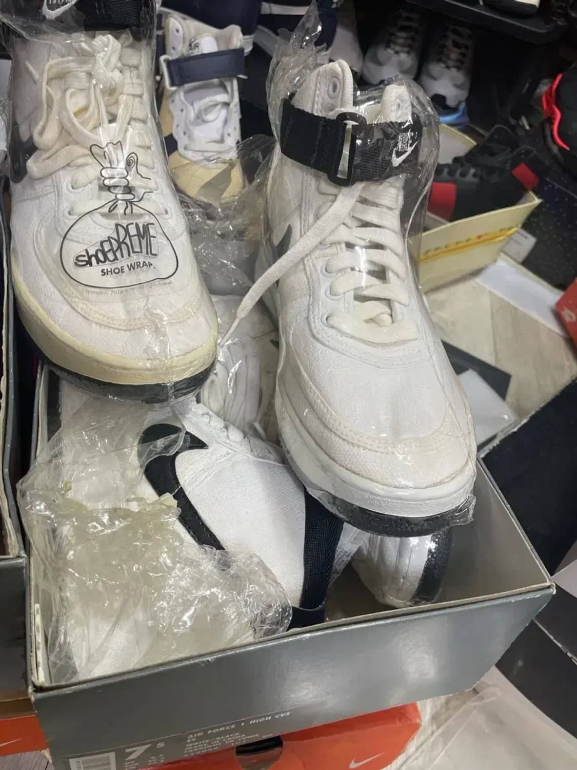 1994 나이키에어포스1 하이 cvs 흰검신품 상품이미지3